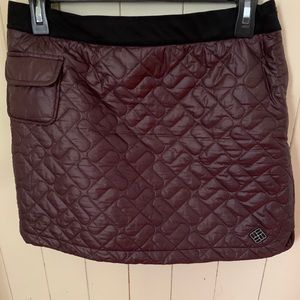 Columbia Insulated Quilted Puffer Mini Skirt